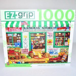 NEW EZ-Grip 1000 Piece General Store Scene Puzzle